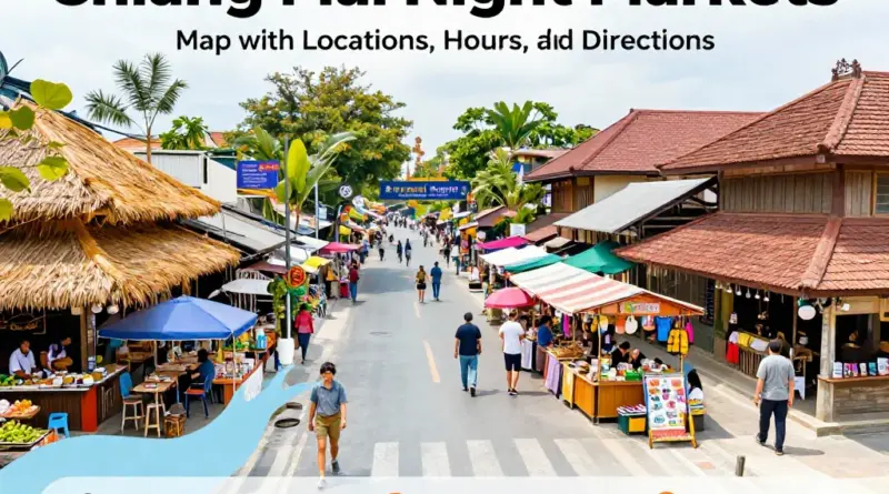 Updated Chiang Mai Night Markets Map: Locations, Opening Hours, and How to Get There