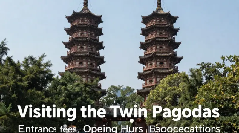 Visiting the Twin Pagodas: Entry Fees, Opening Hours, and What to Expect