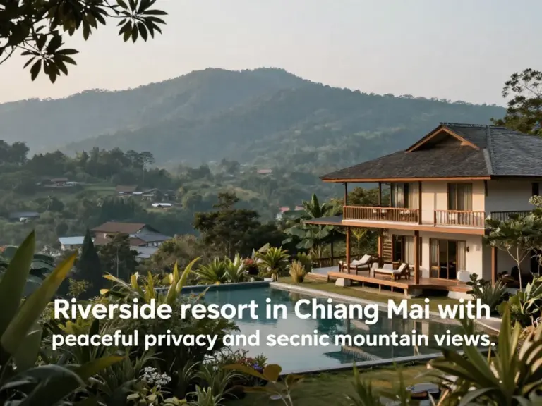 Why Choose a Riverside Resort in Chiang Mai for Peace, Privacy, and Scenic Views?