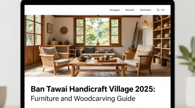 Ban Tawai Handicraft Village 2025 Guide to Furniture and Woodcarving