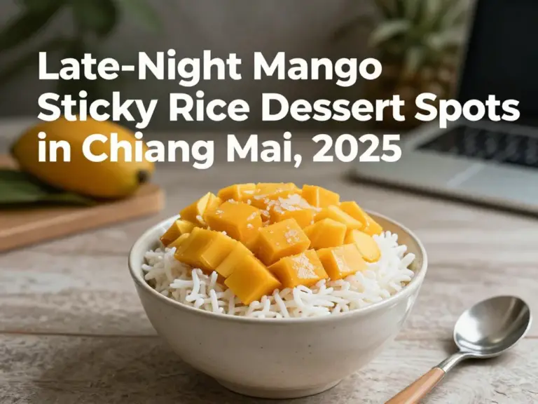 Best Mango Sticky Rice in Chiang Mai 2025: Late-Night Dessert Spots