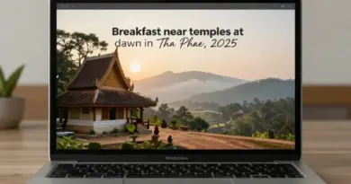 Breakfast Near Temples in 2025: Early Opens Around Tha Phae