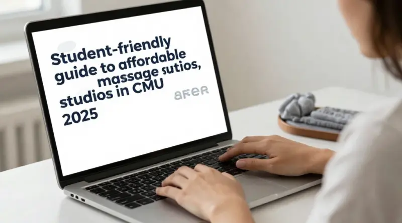 CMU Area Massages 2025: A Student-Friendly Guide to Affordable Studios