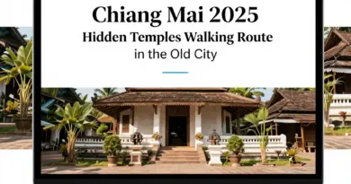 Chiang Mai 2025 Hidden Temples Walking Route in the Old City