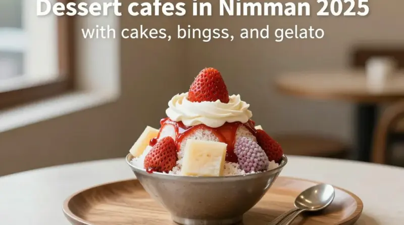 Dessert Cafes in Nimman 2025: The Best Spots for Cakes, Bingsu, and Gelato