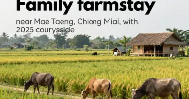 Family Farmstays Near Mae Taeng in 2025: Animals, Rice Fields, and Rural Chiang Mai