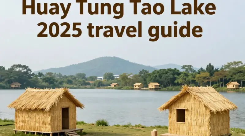 Huay Tung Tao Lake 2025 Guide: Giant Straw Sculptures, Lakeside Huts, and What to Expect