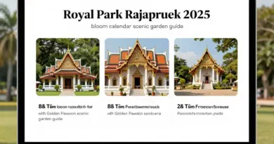 Royal Park Rajapruek 2025 Guide to the Bloom Calendar and Golden Pavilion