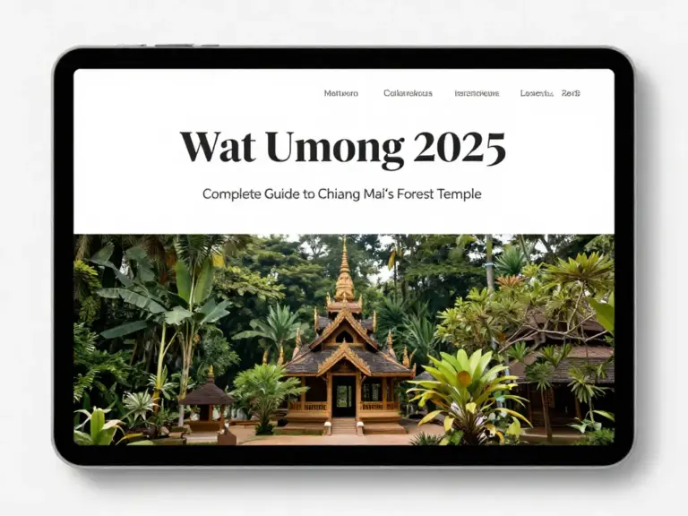 Wat Umong 2025: A Complete Guide to Chiang Mai’s Forest Temple