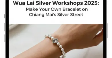 Wua Lai Silver Workshops 2025: Make Your Own Bracelet at Chiang Mai’s Famous Silver Street